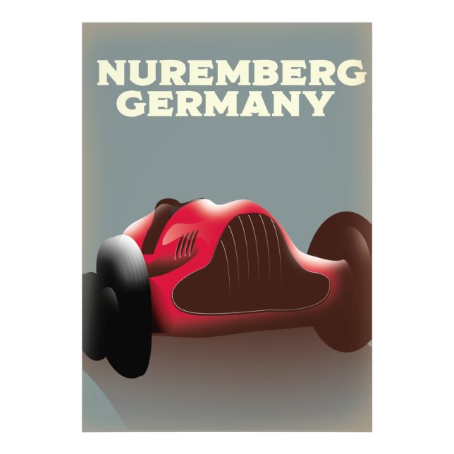 Foto Afiche de viaje de Nuremberg Alemania (Frente)