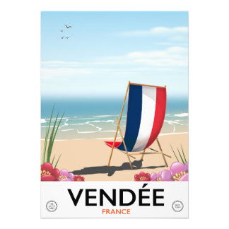 Foto Afiche de viaje de playa de Francia