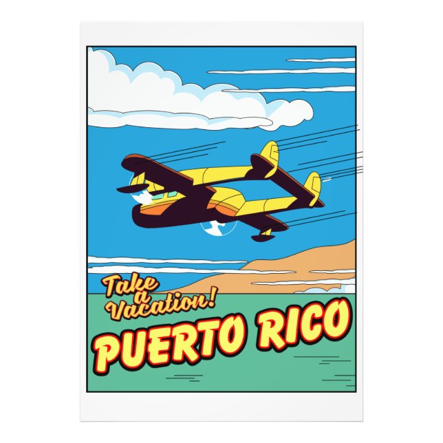 Foto Afiche de viaje de Puerto Rico (Frente)