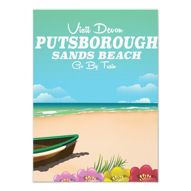 Foto Afiche de viaje de Putsborough Sands Beach Devon (Frente)