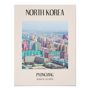 Foto Afiche de viaje de Pyongyang Corea del Norte
