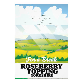 Foto Afiche de viaje de Roseberry Topping Yorkshire