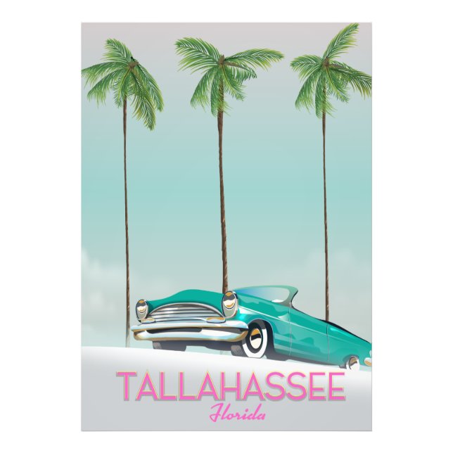 Foto Afiche de viaje de Tallahassee Florida (Frente)