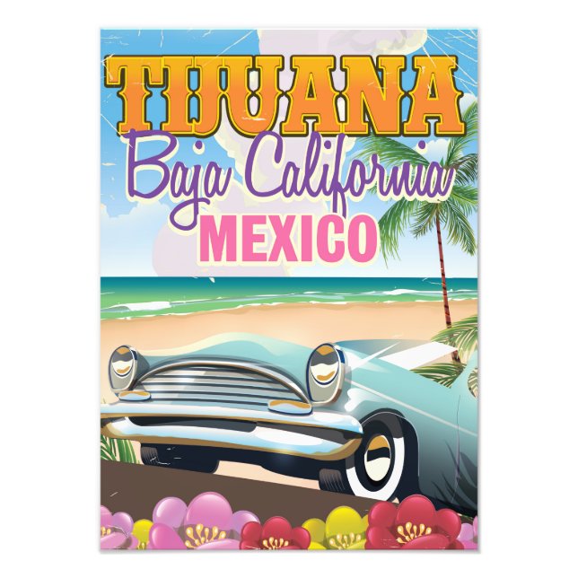 Foto Afiche de viaje de Tijuana Baja California en Méxi (Frente)