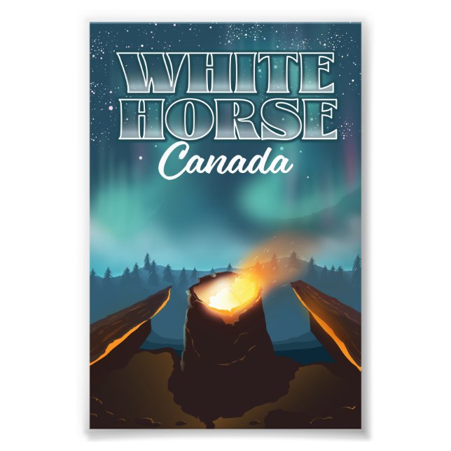 Foto Afiche de viaje de White Horse Canada (Frente)