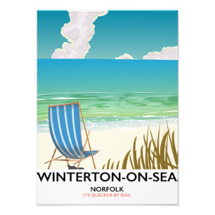 Foto Afiche de viaje de Winterton-on-Sea Norfolk Beach