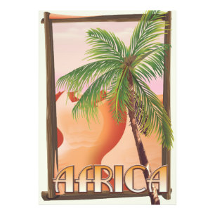 Foto Afiche de viaje del desierto africano