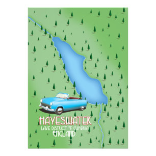 Foto Afiche de viaje del distrito del lago Hayeswater