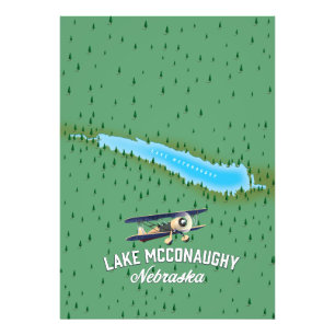 Foto Afiche de viaje del lago McConaughy Nebraska