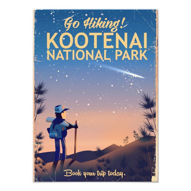 Foto Afiche de viaje del Parque Nacional Kootenai (Frente)