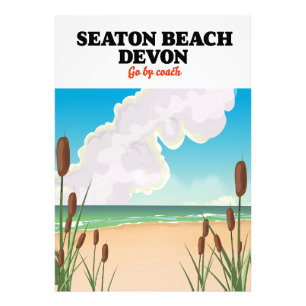 Foto Afiche de viaje del Seaton Beach Dorset