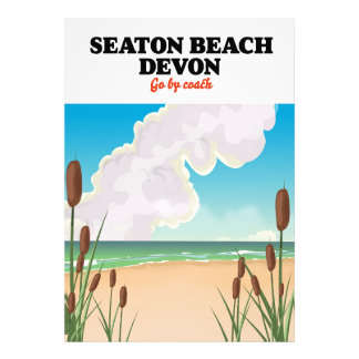 Foto Afiche de viaje del Seaton Beach Dorset
