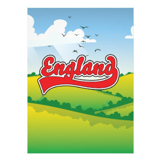 Foto Afiche de viaje por el campo de Inglaterra