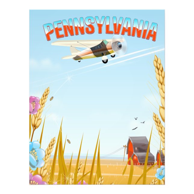 Foto Afiche de viaje rural de Pensilvania (Frente)
