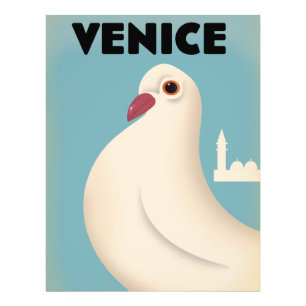 Foto Afiche de viajes al estilo veneciano