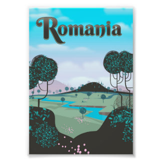 Foto Afiche de viajes por el paisaje de Rumania