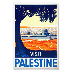 Foto Afiche de visita de época de Palestina