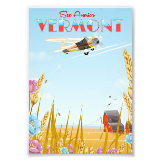 Foto Afiche "ver América" de Vermont Rural