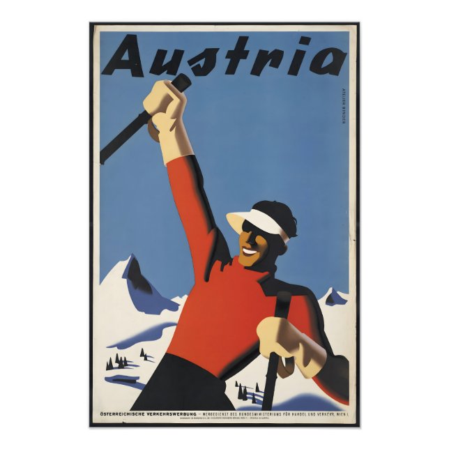 Foto Afiches antiguos de Austria (Frente)