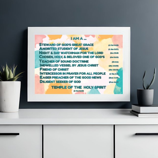 Foto Afirmaciones bíblicas de arcoiris con escritura 4 (Subido por el creador)