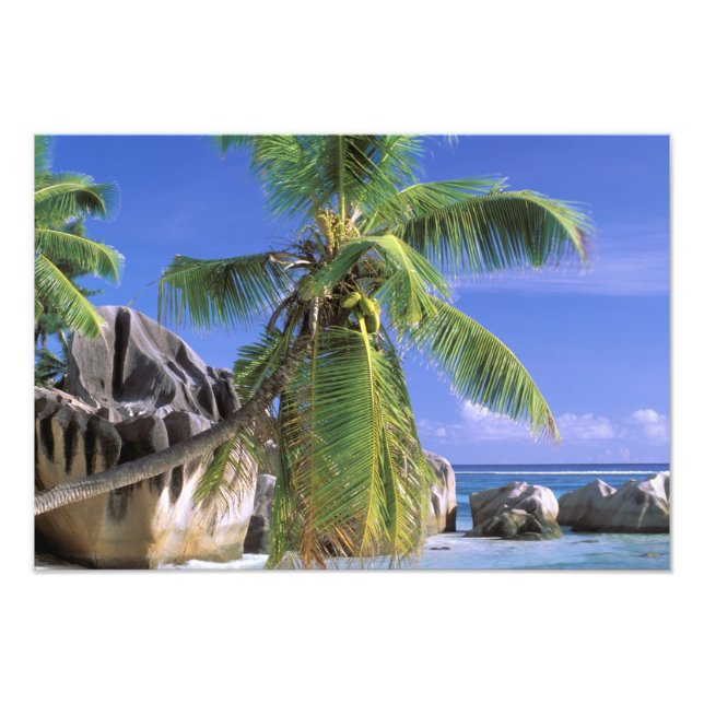 Foto África, Seychelles, Isla La Digue. Granito (Frente)