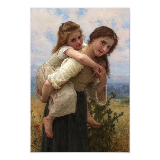 Foto Agradable carga de William Adolphe Bouguereau (Frente)