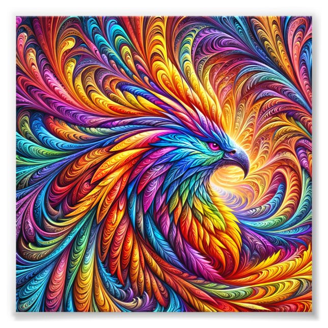 Foto Águila Colorida (Frente)