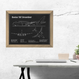 Foto Airliner 787 - Planes de dibujo del plano aéreo PD