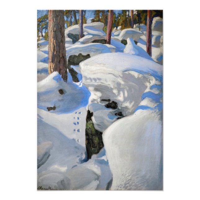 Foto Akseli Gallen-Kallela - Lair of the Lynx (Frente)