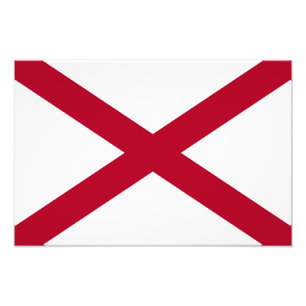 Foto Alabama: Bandera de St Andrew Crimson