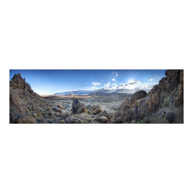Foto Alabama Hills Panorama - Owens Valley - Sierra (Frente)