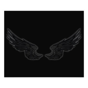 Foto Alas del ángel negro caído
