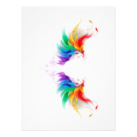 Alas del arco iris fluidas