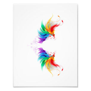 Foto Alas del arco iris fluidas