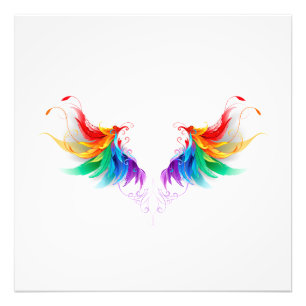 Foto Alas del arco iris fluidas