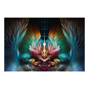 Foto Alas Del Arte De Ala Fractal Artilíneo Resumen