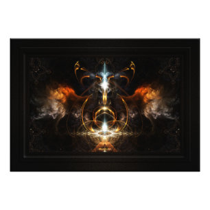 Foto Alas del arte fractal de fuego de Xzendor7