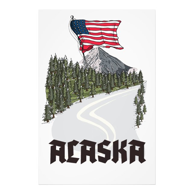 Foto Alaska Travel Poster (Frente)