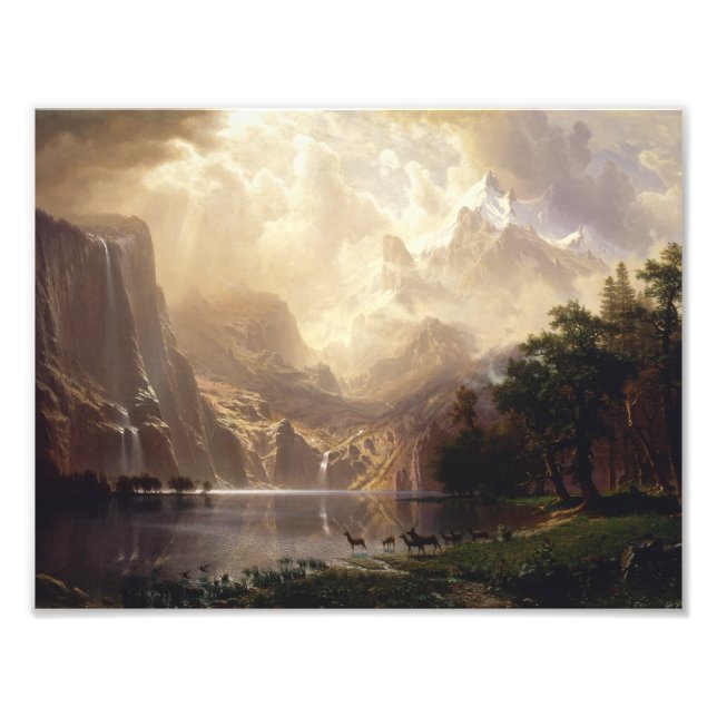 Foto Albert Bierstadt - Entre Sierra Nevada (Frente)