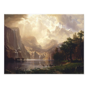 Foto Albert Bierstadt - Entre Sierra Nevada