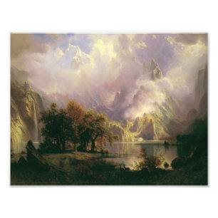 Foto Albert Bierstadt - Paisaje Rocky Mountain
