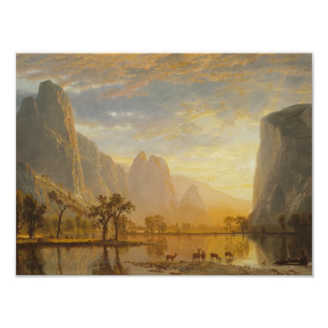 Foto Albert Bierstadt - Valle del Yosemite (Frente)