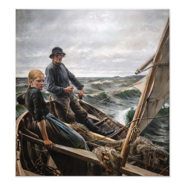 Foto Albert Edelfelt - En Sea (Frente)