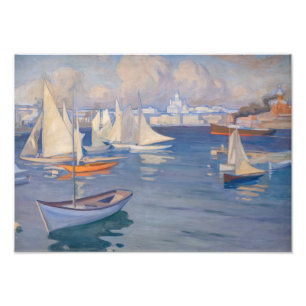 Foto Albert Edelfelt - Puerto de Helsinki