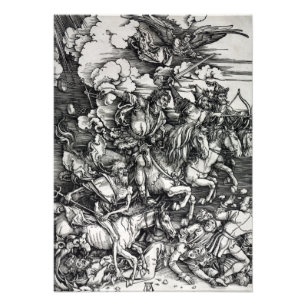 Foto Albrecht Dürer Cuatro jinetes del Apocalipsis Pos