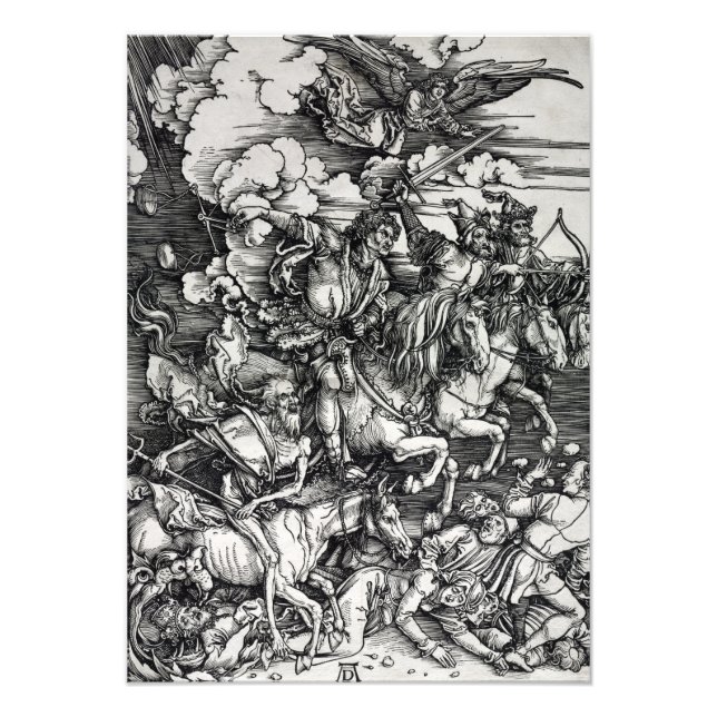 Foto Albrecht Dürer Cuatro jinetes del Apocalipsis Pos (Frente)