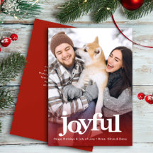 Foto alegre con tipografía en negrita y Navidad en