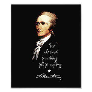 Foto Alexander Hamilton. Los que representan nada