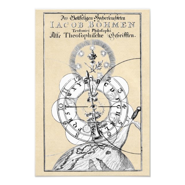 Foto Alfabeto estotérico de Jakob Böhme (Frente)