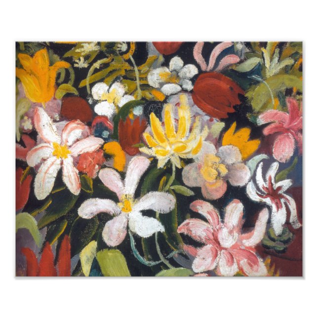 Foto Alfombra de Flores | Auguste Macke | (Frente)